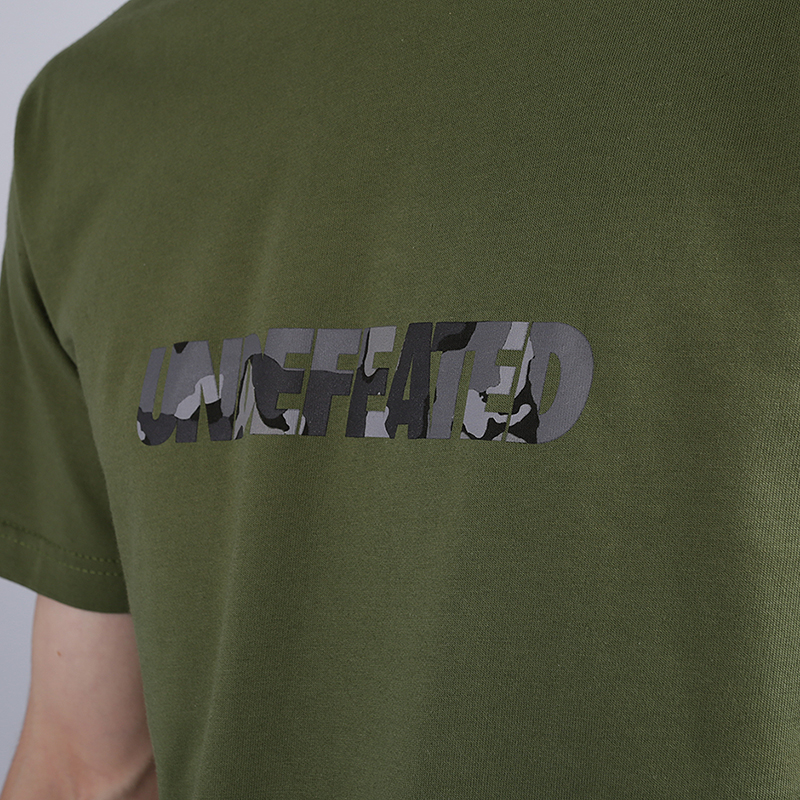 мужская зеленая футболка Undftd Camo Undefeated Tee 5900930-olive - цена, описание, фото 3